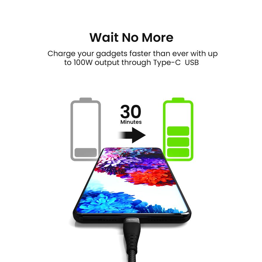 Fantech Kabel Data 60W Type C to C Kabel Fast Charging 1.5M KD60C1501  Support for Iphone Samsung Oppo Vivo Xiaomi Huawei Infinix Tecno Poco - Fantech Indonesia